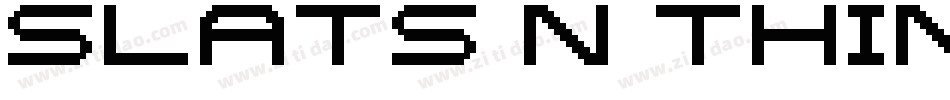 Slats n Things 2字体转换